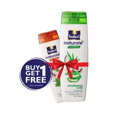 Parachute Naturale Shampoo Nourishing Care (Free Shampoo Anti Hair Fall 80 ml)