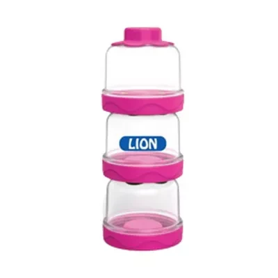 Lion Milk Powder Container (Pink)