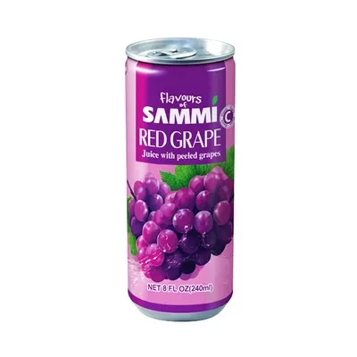 Sammi Red Grape Juice Can