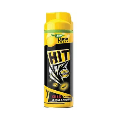 Black Hit Mosquito Aerosol Spray Lime