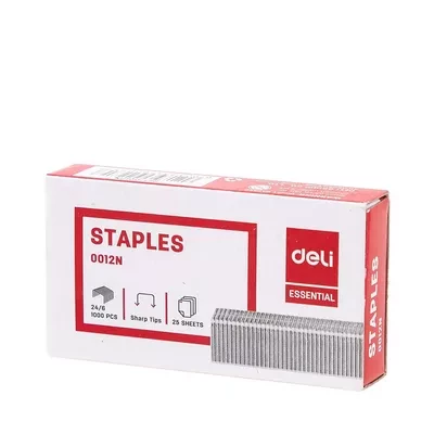 Deli Staples Pin 24/6 1 box