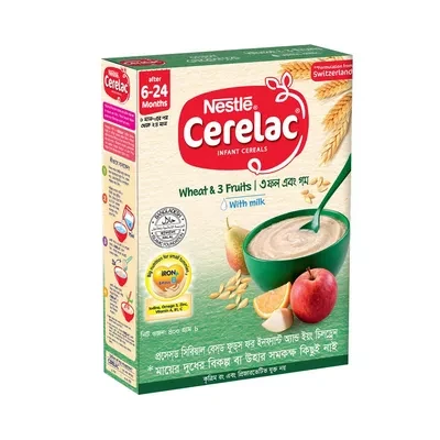 Nestlé Cerelac 1 Wheat & Three Fruits (6 M+)