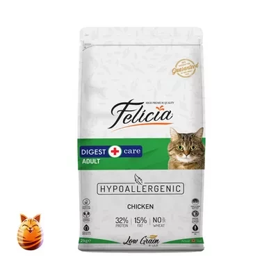 Felicia Low Grain High Premium Dry Food Digest Care Chicken