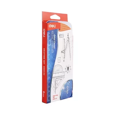 Deli Orbit Classic Metal Compass Set