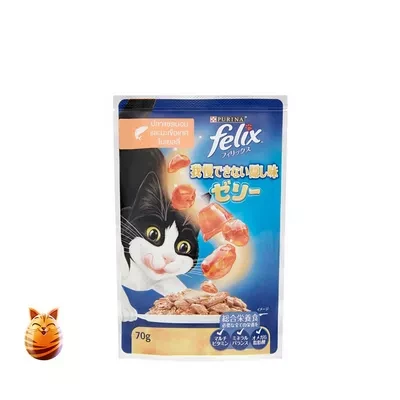 Purina Felix Adult Cat Food With Salmon In Jelly