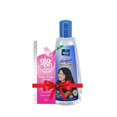 Parachute Advansed Beliphool Coconut Oil 200 ml & Glo-On Pink Glow Cream 50 gm Combo