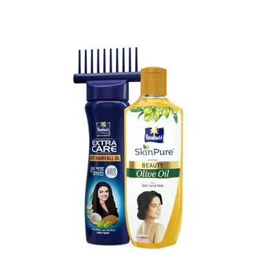 Parachute Extra Care Anti Hairfall Hair Oil (Free Parachute SkinPure Olive Oil 100 ml)
