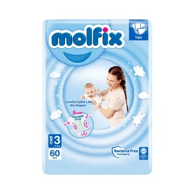 Molfix Baby Diaper Belt 3 Midi 4-9 kg