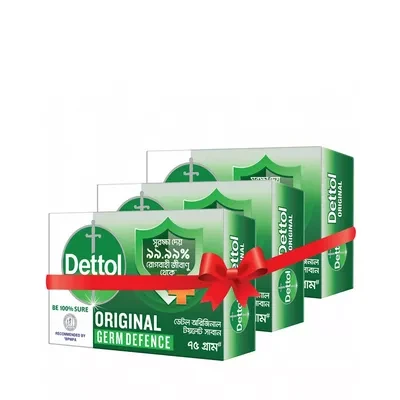 Dettol Bathing Soap Bar Original 75 gm (Combo Pack)