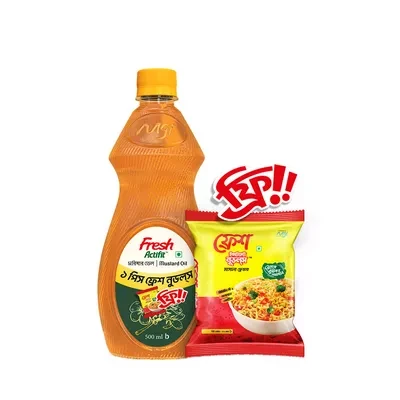 Fresh Actifit Mustard Oil (Free Fresh Instant Noodles 62 gm 2 pcs)