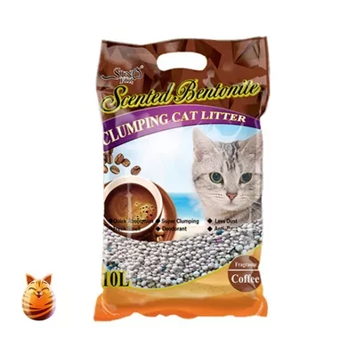 Sinofiz Scented Bentonite Clumping Cat Litter (Coffee Flavour)
