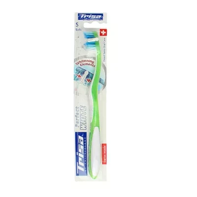 Trisa Toothbrush Perfect White Soft (Assorted colour)