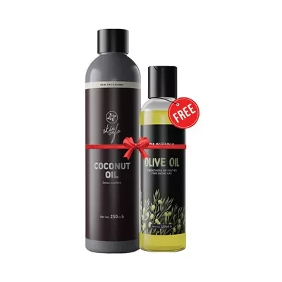 Skin Cafe Coconut Oil (Free Rajkonna Olive Oil 120 ml)