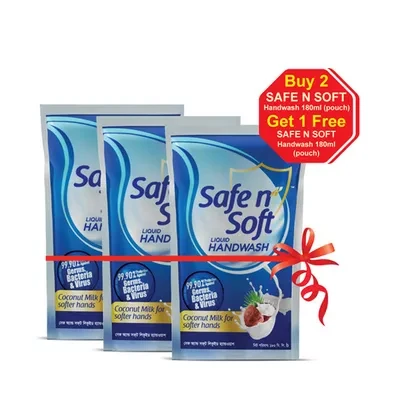 Safe N Soft Handwash (Buy 2 get 1 Free)