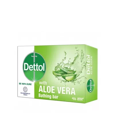 Dettol Bathing Soap Bar Aloe Vera