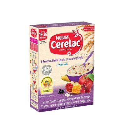 Nestlé Cerelac 3 Five Fruits Baby Food (18 Months+)