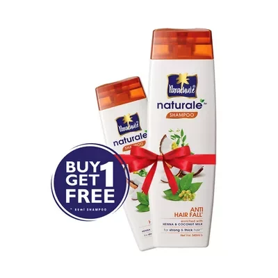 Parachute Naturale Shampoo Anti Hair Fall (Free Shampoo 80 ml)