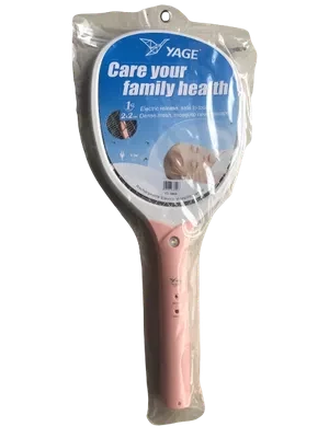 Yage Electronic Mosquito Swatter (White & Pink)