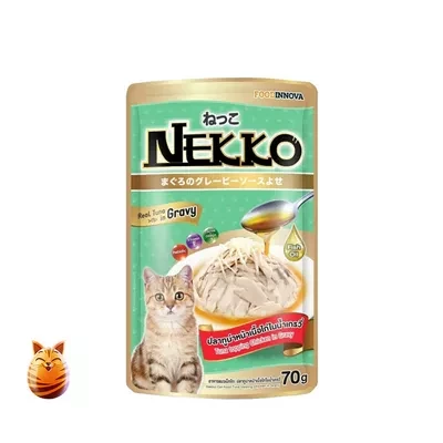 Foodinnova Cat Food Nekko Tuna Topping Chicken In Gravy