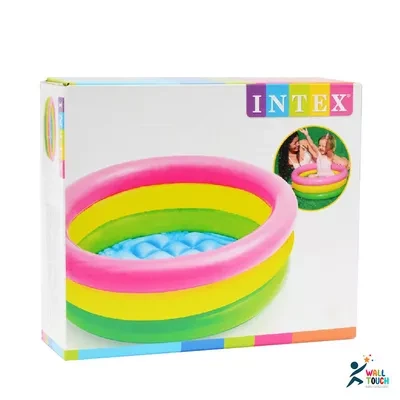 Intex Baby Bath Swimming Pool 34 inch (Multicolor)