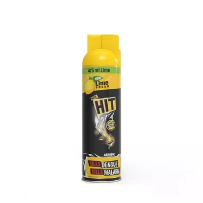 Black Hit Anti Mosquito Aerosol Spray Lime