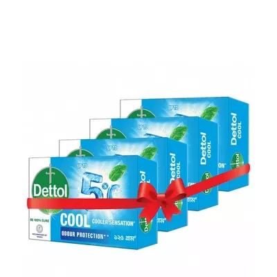 Dettol Bathing Soap Bar Cool 125 gm (Combo Pack)
